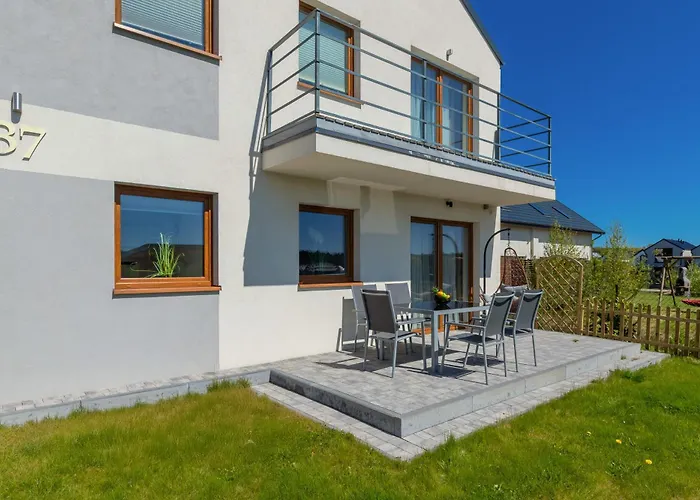 Charming Alice With Terrace And Garden In By Renters Lägenhet Jastrzębia Góra